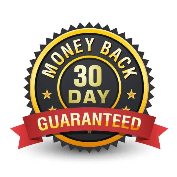 30 day money-back guarantee